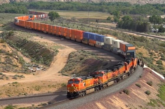 Guangzhou para os EUA Transporte ferroviário internacional de carga