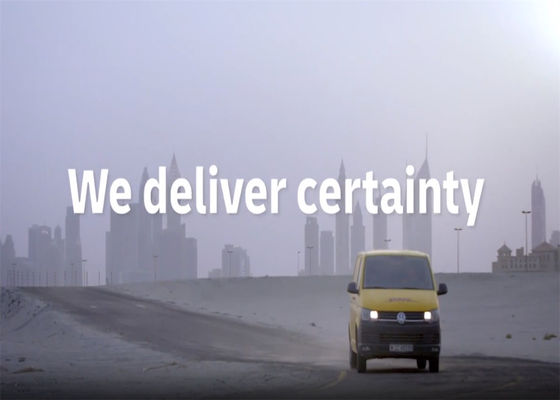 Serviço internacional de transporte expresso de mercadorias DHL