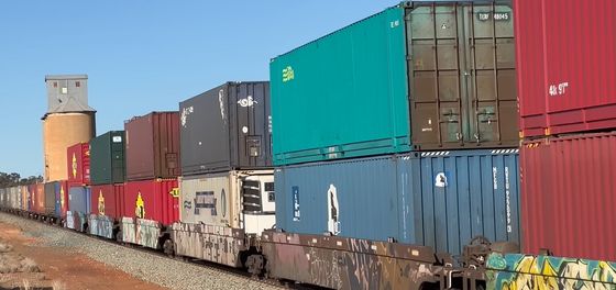 Serviços FCL fornecidos para transporte internacional de mercadorias ferroviárias da China para os EUA Suécia